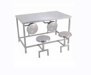Stainless Steel SS Dinning Table 4 Seater